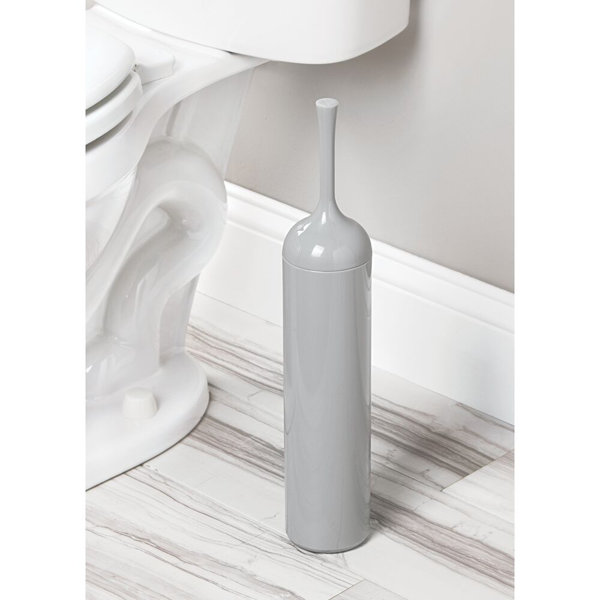 mDesign Extra Slim Compact Plastic Toilet Bowl Brush Holder Wayfair